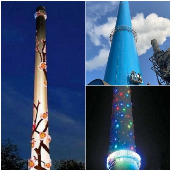 煙囪美化公司美化環(huán)境、提升城市形象貢獻(xiàn)力量！